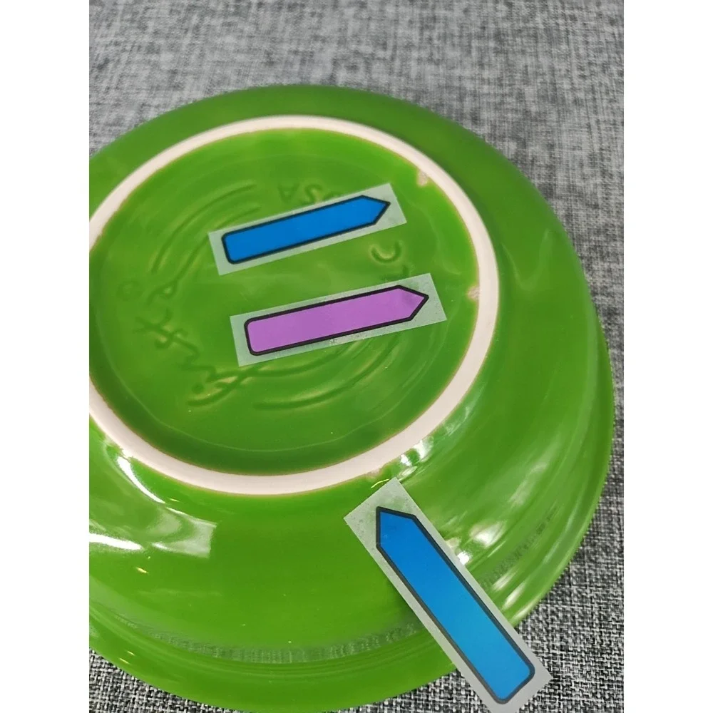 Fiesta Shamrock W/Glaze Skips 6 7/8